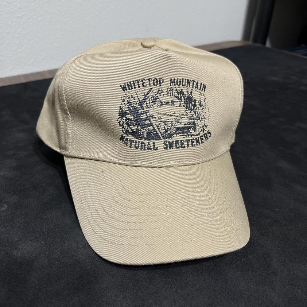 Vintage Whitetop Mountain Nissun Hat Sugar Snap Back Moonshine Whisky Sweeteners